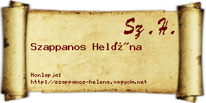 Szappanos Heléna névjegykártya